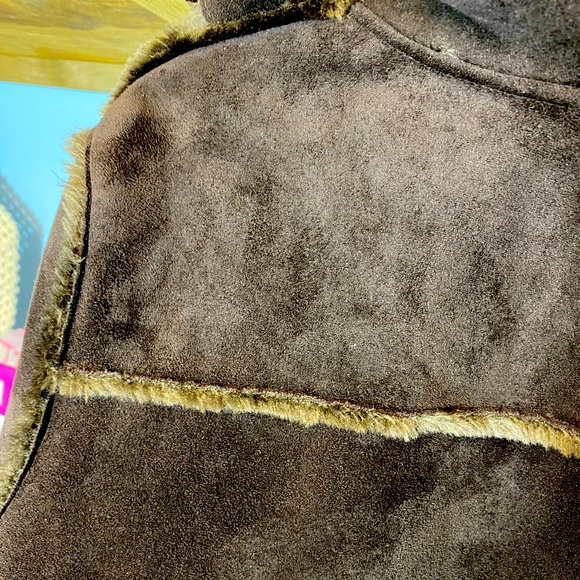 Valerie Stevens casual Faux Suede/Fur Coat - Picture 6 of 10